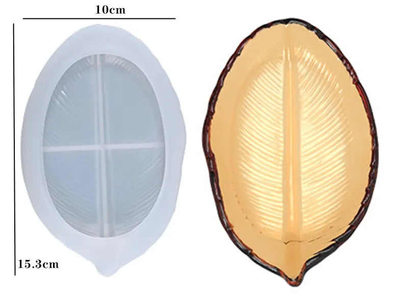 Molde de Silicone para Resina – Prato de Frutas 3 Camadas / Bandeja Decorativa