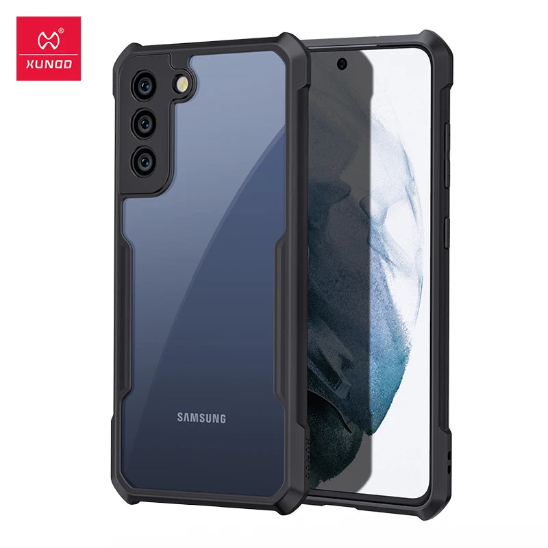 Capinha Xundd para Samsung – Transparente, Antichoque (S20 FE / S21 / S22 / S23 / Note 20 Ultra)