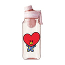 Garrafa de Água BT21 750/1000ml – Plástica, Transparente e Vedação Antivazamento