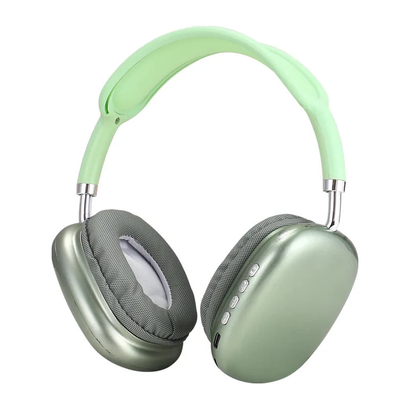 Fone P9 Bluetooth 5.0 Over-Ear com Cancelamento de Ruído e Microfone