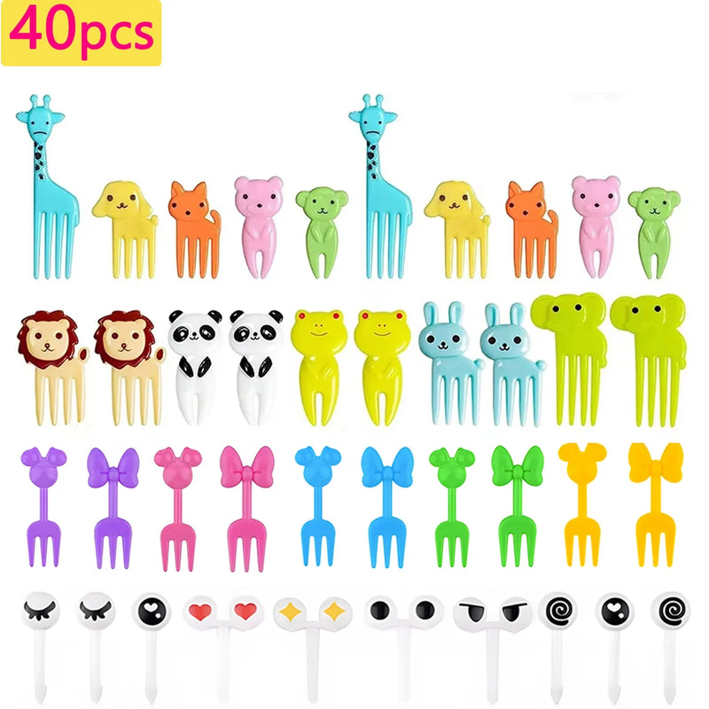 Acessórios Infantil para Marmita – Forminhas de Silicone + Palitinhos Decorativos