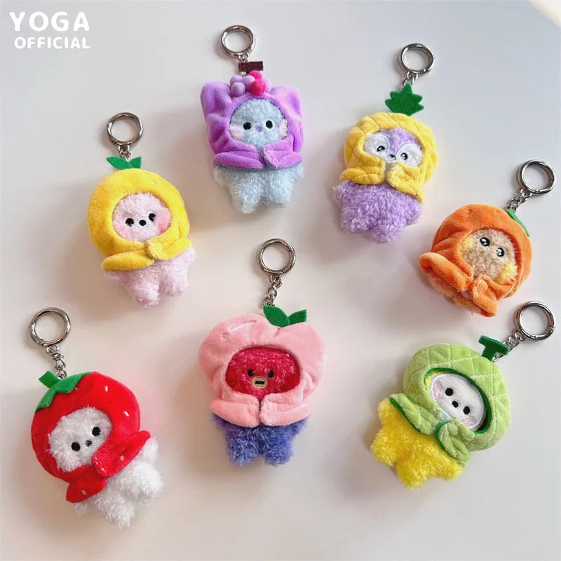 Chaveiro de Pelúcia BT21 9cm – Mini Boneco Kawaii para Mochila ou Presente
