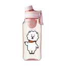 Garrafa de Água BT21 750/1000ml – Plástica, Transparente e Vedação Antivazamento