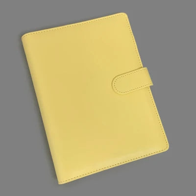 Álbum A5 de Couro PU – Colorido, Porta Photocards Kpop, Caderno Fichário