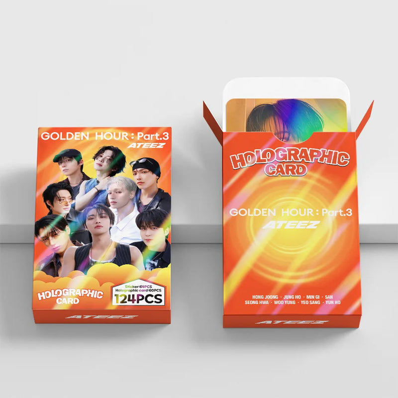 Cards Colecionáveis K-Pop ATEEZ – 124 Unid.