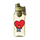 Garrafa de Água BT21 750/1000ml – Plástica, Transparente e Vedação Antivazamento