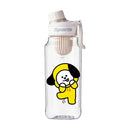 Garrafa de Água BT21 750/1000ml – Plástica, Transparente e Vedação Antivazamento