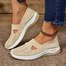 Tênis Feminino Casual Slip-On Leve e Respirável