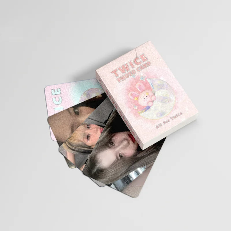 Cartões KPOP TWICE 50 Unid. – Mini Álbum Laser/LOMO, Presente para Fãs