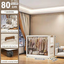 Organizador Dobrável para Guarda-Roupa – Grande Capacidade, 70/80cm, à Prova de Poeira