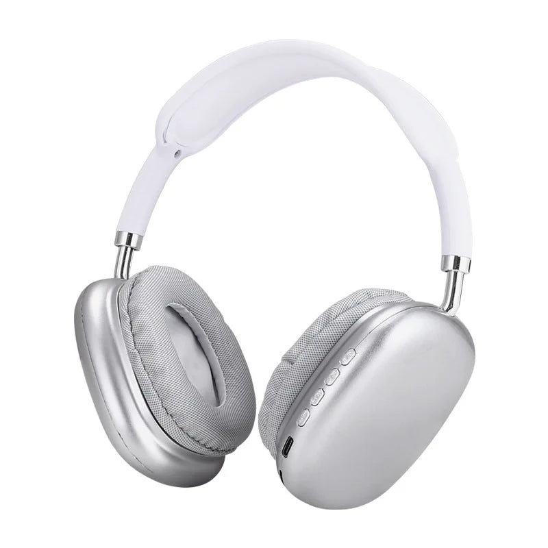 Fone P9 Bluetooth 5.0 Over-Ear com Cancelamento de Ruído e Microfone
