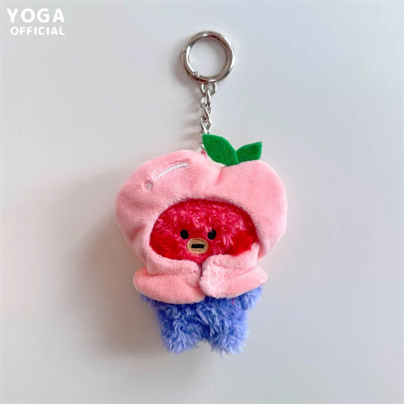 Chaveiro de Pelúcia BT21 9cm – Mini Boneco Kawaii para Mochila ou Presente