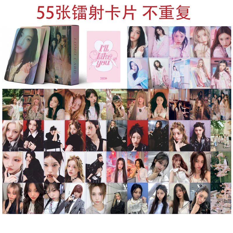 Cards Colecionáveis K-Pop ILLIT – 55 Unid.