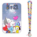 Porta Cartão BT21 Cooky & Shooky – Com Cordão e Estojo Decorativo