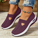 Tênis Feminino Casual Slip-On Leve e Respirável