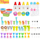 Acessórios Infantil para Marmita – Forminhas de Silicone + Palitinhos Decorativos