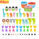 Acessórios Infantil para Marmita – Forminhas de Silicone + Palitinhos Decorativos