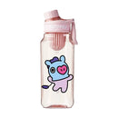 Garrafa de Água BT21 750/1000ml – Plástica, Transparente e Vedação Antivazamento
