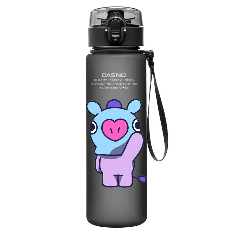 Garrafa de Água BT21 560ml – Esportiva com Marcador de Hidratação