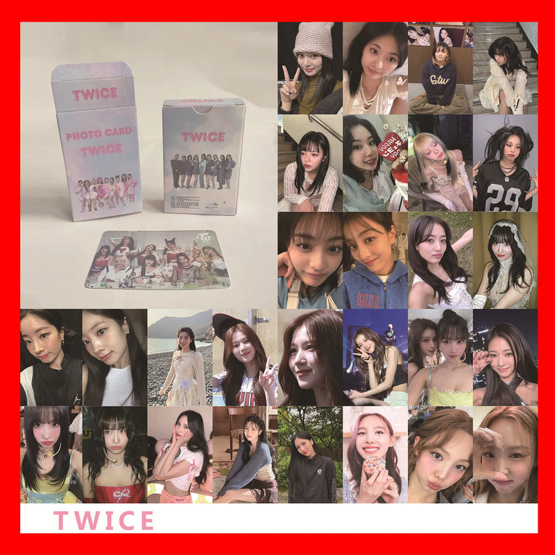 Cartões KPOP TWICE 50 Unid. – Mini Álbum Laser/LOMO, Presente para Fãs