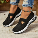 Tênis Feminino Casual Slip-On Leve e Respirável