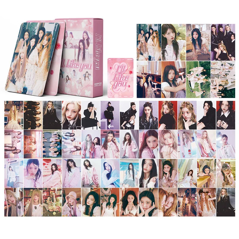 Cards Colecionáveis K-Pop ILLIT – 55 Unid.
