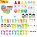 Acessórios Infantil para Marmita – Forminhas de Silicone + Palitinhos Decorativos