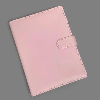 Álbum A5 de Couro PU – Colorido, Porta Photocards Kpop, Caderno Fichário