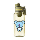 Garrafa de Água BT21 750/1000ml – Plástica, Transparente e Vedação Antivazamento