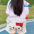Pijama Hello Kitty 2024 – Calça Flanela Feminina Kawaii, Confortável e Casual