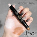 Bastão de Contorno e Iluminador 2 em 1 – Stick Facial para Definição, Nariz e Maçãs, Longa Duração