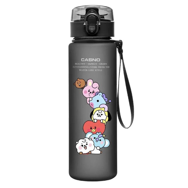 Garrafa de Água BT21 560ml – Esportiva com Marcador de Hidratação