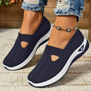 Tênis Feminino Casual Slip-On Leve e Respirável