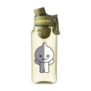 Garrafa de Água BT21 750/1000ml – Plástica, Transparente e Vedação Antivazamento