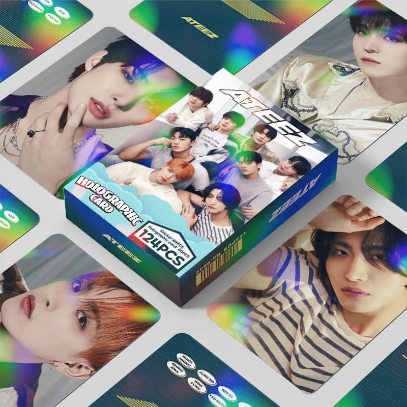 Cards Colecionáveis K-Pop ATEEZ – 124 Unid.