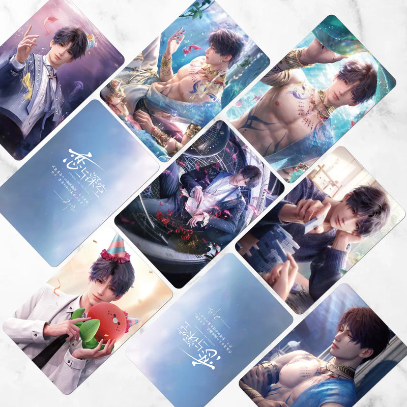 Cartas Colecionáveis K-Pop Love and Deepspace – 55 Unid.