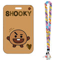Porta Cartão BT21 Cooky & Shooky – Com Cordão e Estojo Decorativo