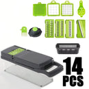 Cortador de Legumes 5 em 1 – Fatiador, Ralador e Picador Manual