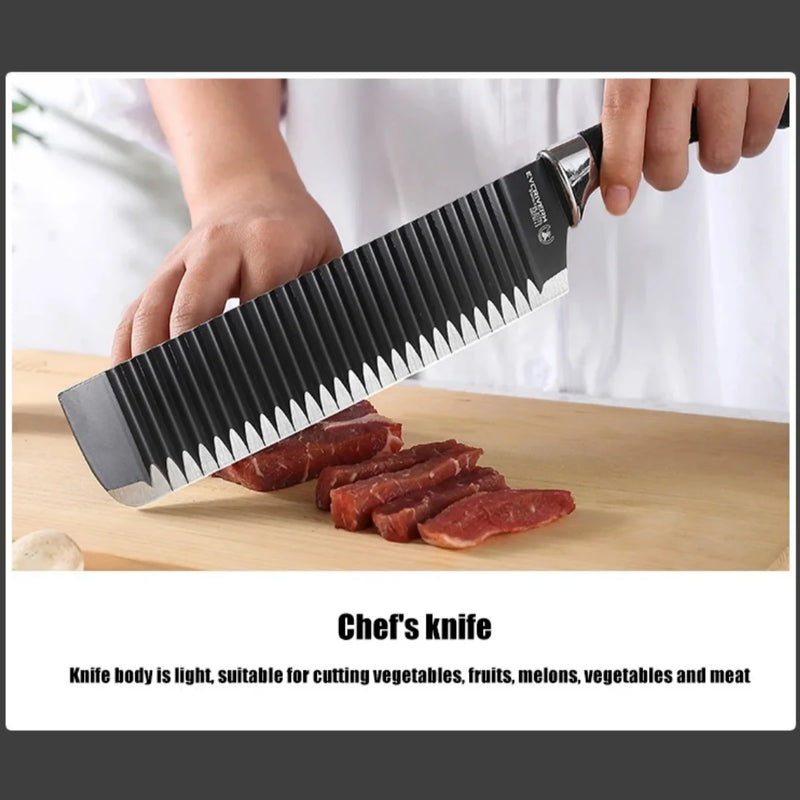 Conjunto de Facas Inox – 6 Peças (Chef, Frutas e Utilitárias)
