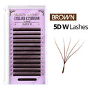 Cílios Postiços Profissionais ARISON 3D/4D/5D/6D W/YY – Extensão Volume Fans Mink Sintético