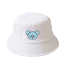 Chapéu de Sol BT21 – Estilo Casual Feminino / Unissex, Lona, Moda