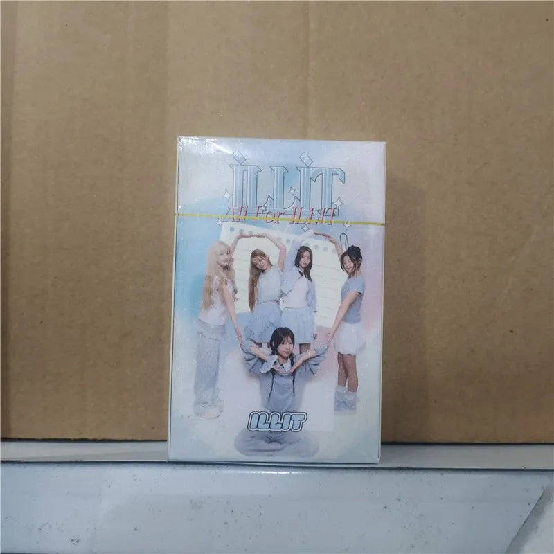 Cards Colecionáveis K-Pop ILLIT – 55 Unid.