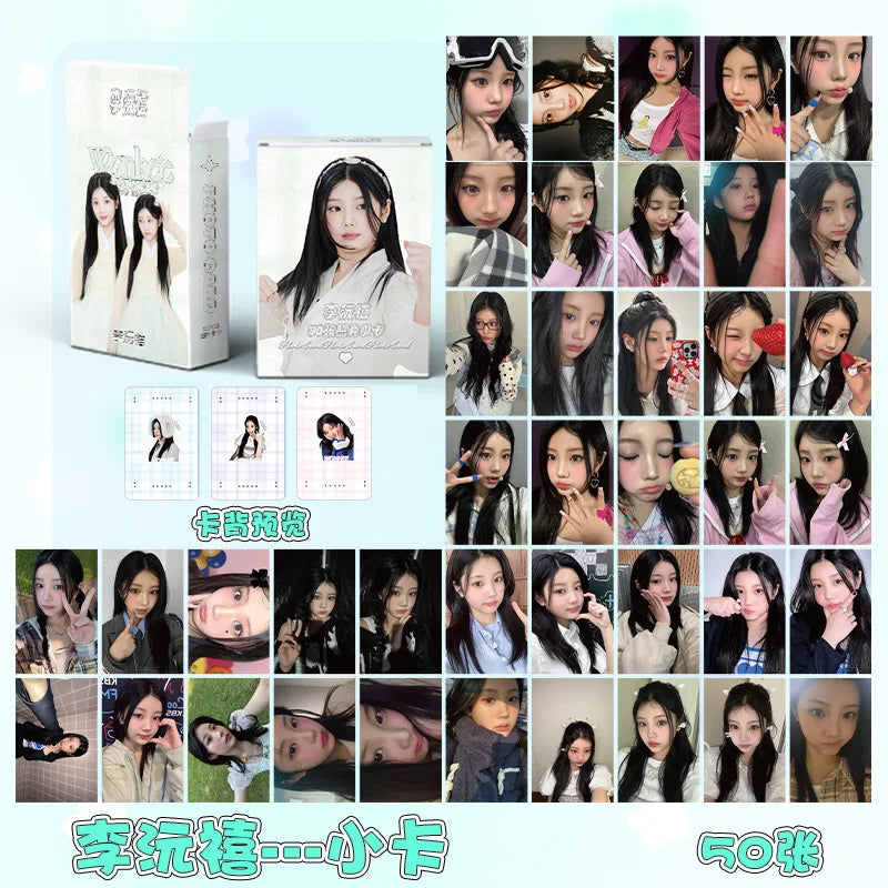 Cartões KPOP ILLIT 55 Unid. – Mini Álbum SUPER REAL ME, LOMO/Foto, Presente para Fãs