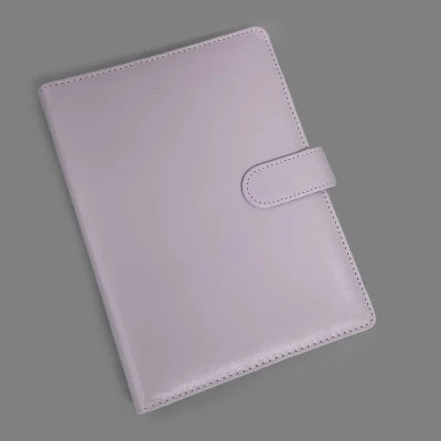 Álbum A5 de Couro PU – Colorido, Porta Photocards Kpop, Caderno Fichário