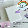 Álbum A5 de Couro PU – Colorido, Porta Photocards Kpop, Caderno e Estojo Escolar