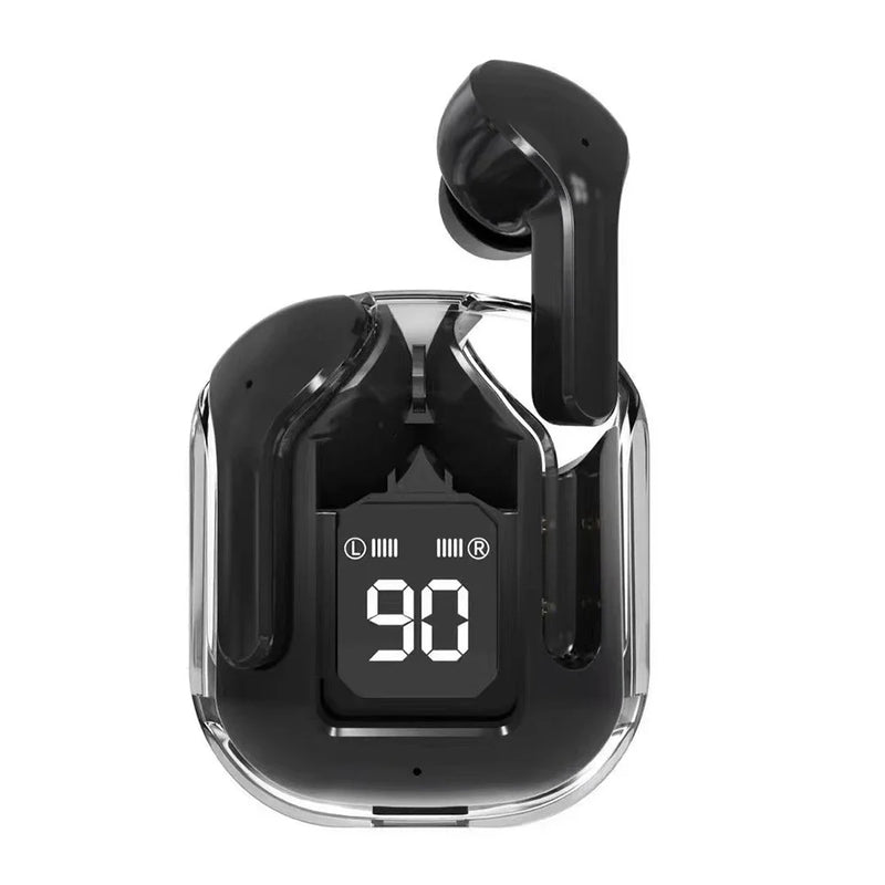 Fones Bluetooth Noise Canceling com Display Digital e Estojo de Carga – Earbuds Compactos