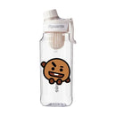 Garrafa de Água BT21 750/1000ml – Plástica, Transparente e Vedação Antivazamento