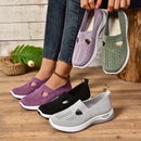 Tênis Feminino Casual Slip-On Leve e Respirável