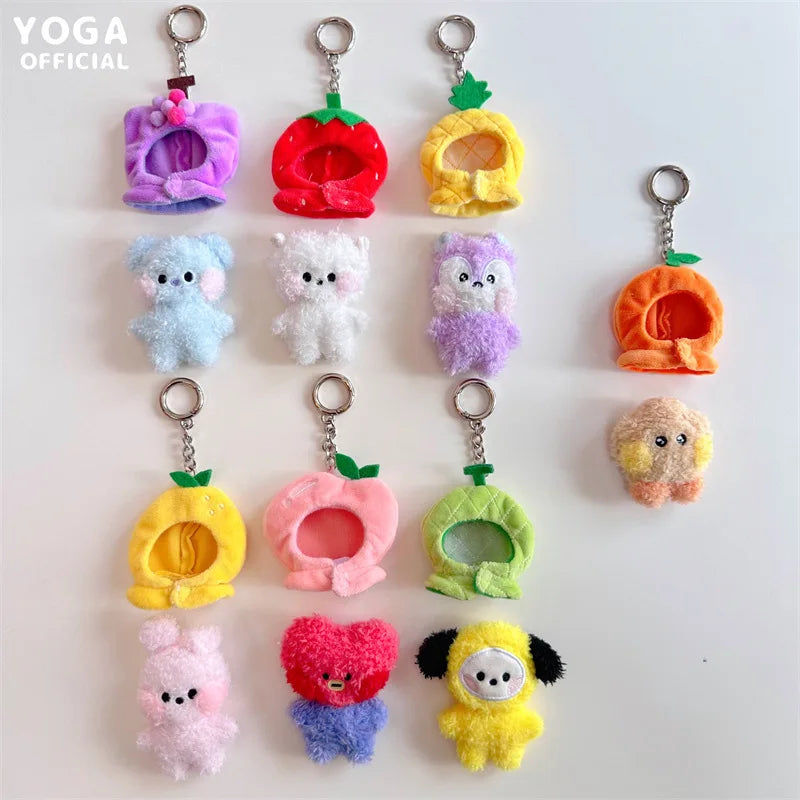 Chaveiro de Pelúcia BT21 9cm – Mini Boneco Kawaii para Mochila ou Presente