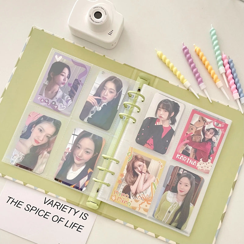 Álbum MINKYS A5 – Porta Photocards Kpop, Design Original em Losango